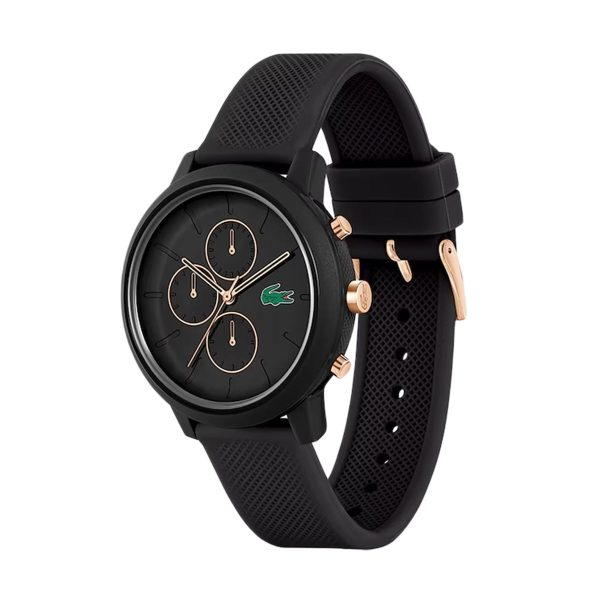 Lacoste 12.12 Chrono Uhr 2011247 - schwarz-rotgold-grün Online-Schn?ppchen – Bild 2