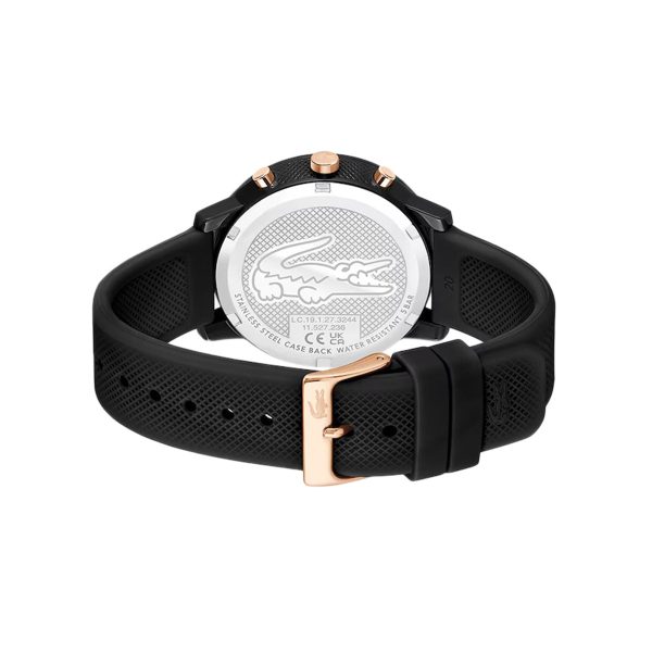 Lacoste 12.12 Chrono Uhr 2011247 - schwarz-rotgold-grün Online-Schn?ppchen – Bild 3