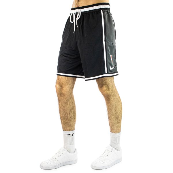 Nike Brooklyn Nets NBA Dri-Fit Pre Game Short DN8269-060 - schwarz-grau-weiss Im Angebot