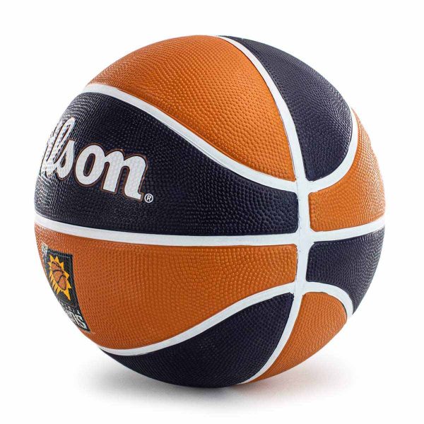 Wilson Phoenix Suns NBA Team Tribute Basketball Größe 7 WTB1300XBPHO - lila-orange Schn?ppchen – Bild 2