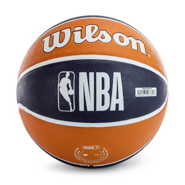 Wilson Phoenix Suns NBA Team Tribute Basketball Größe 7 WTB1300XBPHO - lila-orange Schn?ppchen – Bild 3