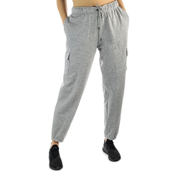 Nike Essential Fleece MR Cargo Jogging Hose DD8713-063 - grau meliert Online-Schn?ppchen – Bild 5