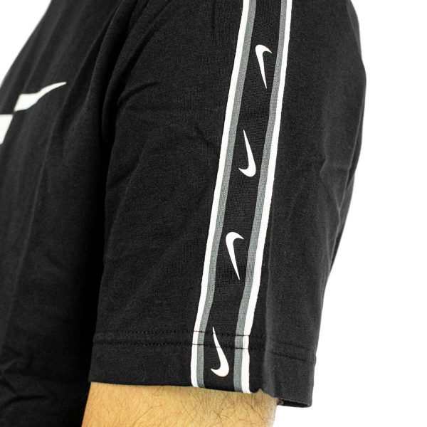 Nike Repeat SW T-Shirt DX2032-011 - schwarz-weiss Jetzt online – Bild 2
