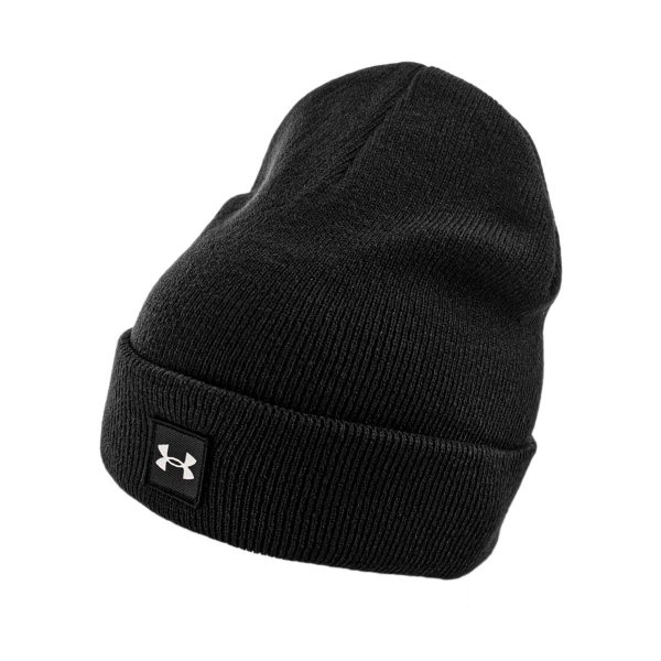 Under Armour Halftime Cuff Beanie Winter Mütze 1373155-001 - schwarz-weiss Online