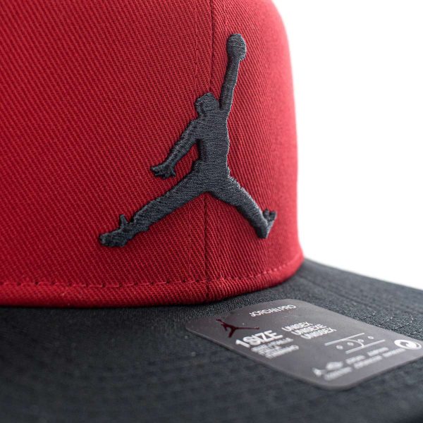 Jordan Pro Jumpman Snapback Cap AR2118-688 - rot-schwarz Zu verkaufen – Bild 2