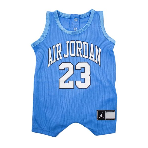 Jordan HBR DNA Jersey Romper Strampler 556169-B9F - hellblau Im Angebot