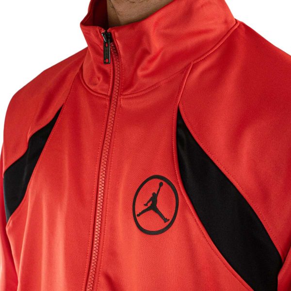 Jordan Sport DNA HBR Trainings Jacke CV2689-673 - rot-schwarz Jetzt online – Bild 4