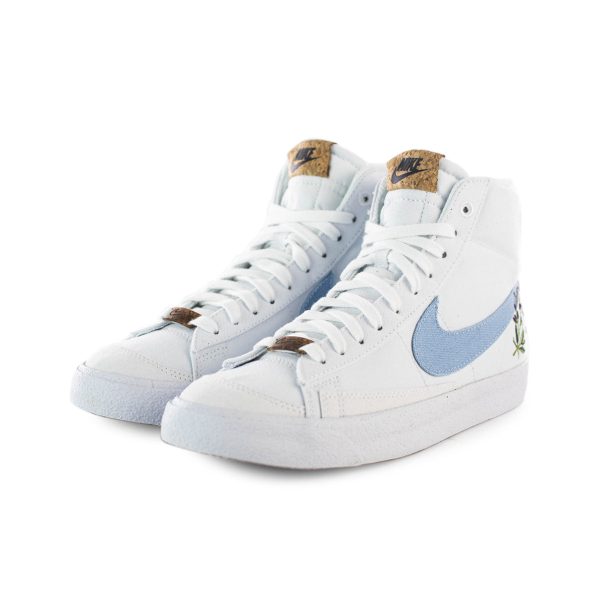 Nike Blazer Mid  77 LV8 (GS) DC8246-100 - weiss-hellblau Mode – Bild 2