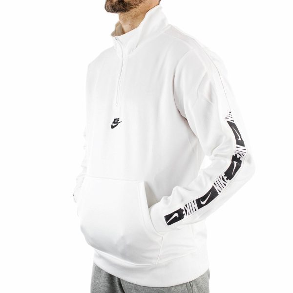 Nike Repeat Half-Zip Trainings Jacke DM4674-100 - weiss-schwarz Schn?ppchen – Bild 2