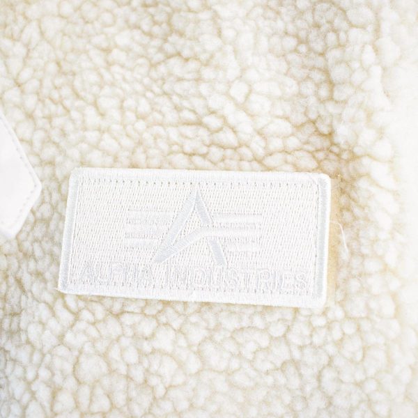 Alpha Industries Inc B3 Teddy Winter Jacke 118118-16 - creme Online – Bild 4