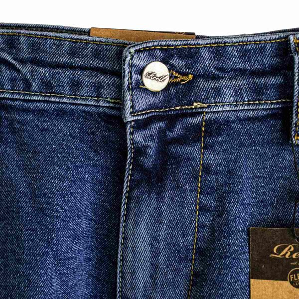 Reell Solid Jeans Loose Tapered Fit 1123-002 02-001 1300 - dunkelblau Zu verkaufen – Bild 4