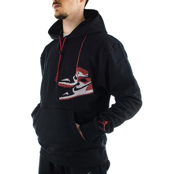 Jordan Jumpman Holiday Hoodie CT3457-010 - schwarz-rot Angebot – Bild 2