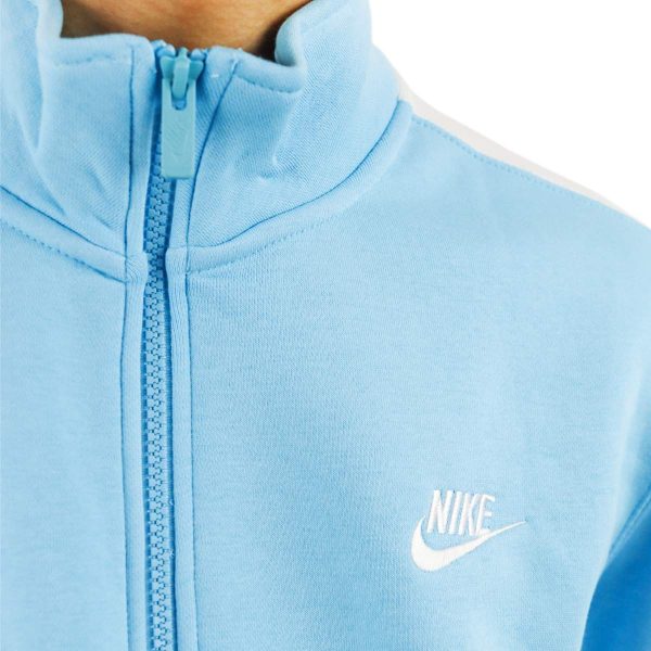 Nike Club Trainings Jacke DD7010-499 - hellblau Im Angebot – Bild 3