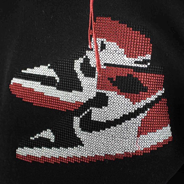 Jordan Jumpman Holiday Hoodie CT3457-010 - schwarz-rot Angebot – Bild 4