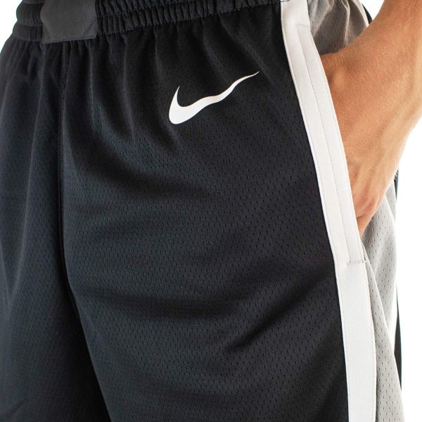 Nike San Antonio Spurs NBA Icon Edition Swingman Short BV9419-010 - schwarz-weiss Verkauf – Bild 4