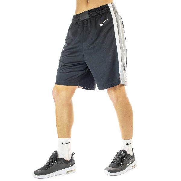 Nike San Antonio Spurs NBA Icon Edition Swingman Short BV9419-010 - schwarz-weiss Verkauf