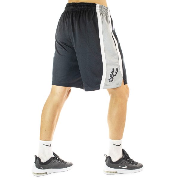 Nike San Antonio Spurs NBA Icon Edition Swingman Short BV9419-010 - schwarz-weiss Verkauf – Bild 2